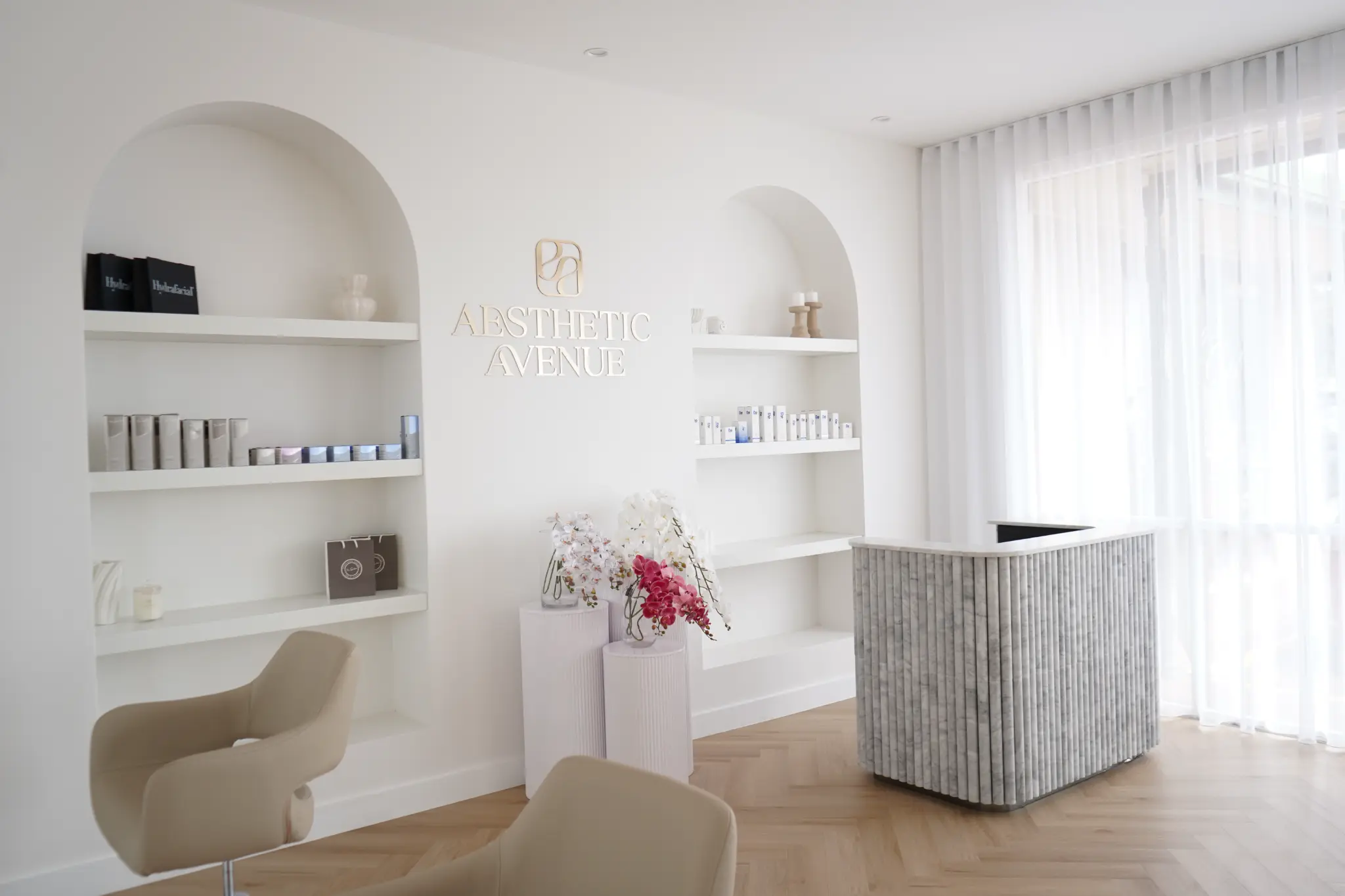 Aesthetic Avenue reception
